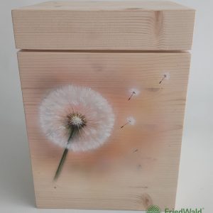 Handbemalte Holzurne "Taraxacum" DBS-0125-19
